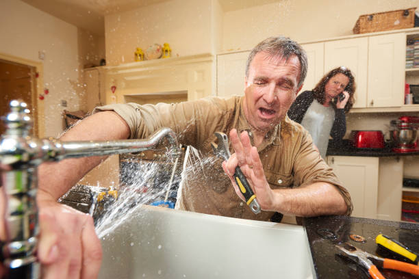 Water damage restoration process in La Crosse, KS